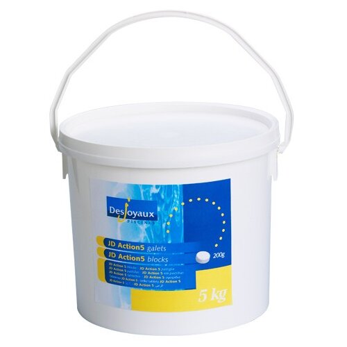 Desjoyaux JD ACTION5 multifunkcionalne klorove tablete za bazen, 5v1, 5 kg, (5000198585) Slike