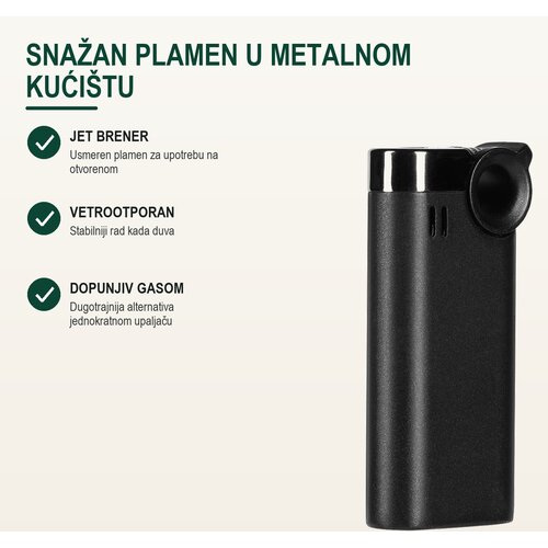 Army Metalni brener upaljač Don, Crni Slike