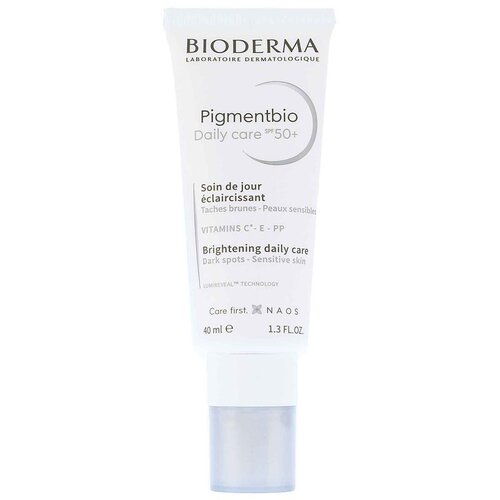 Bioderma Pigmentbio Daily Care SPF50+ dnevna krema za kožo proti pigmentnim madežem 40 ml za ženske Slike