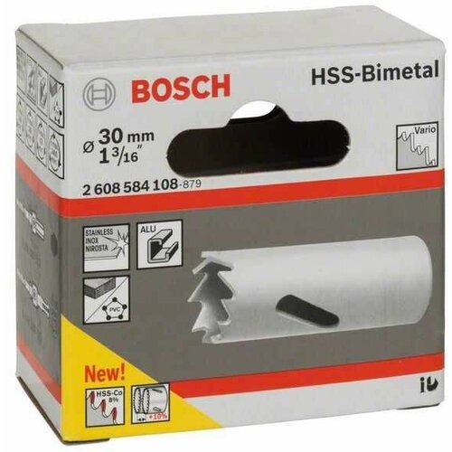 Bosch testera za otvore hss-bimetal za standardne adaptere 2608584108/ 30 mm/ 1 3/16" Slike