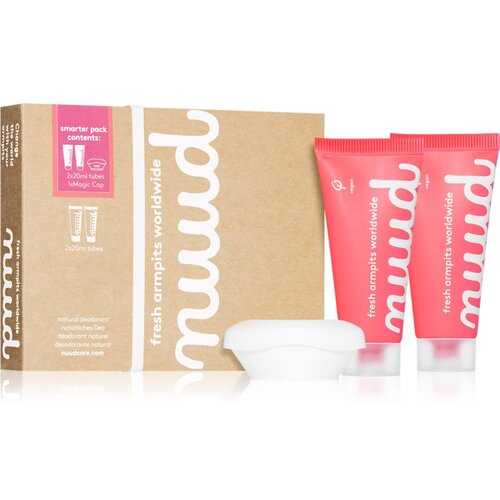 NUUD Smarter Pack Red kremasti dezodorans Prirodno + Magic Cap 2x20 ml Cijene
