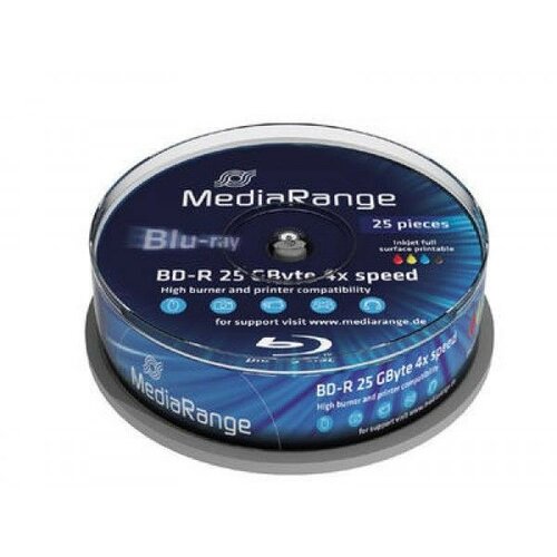 Mediarange BLU-RAY PRINTABLE 25GB 4X MR504 disk Slike