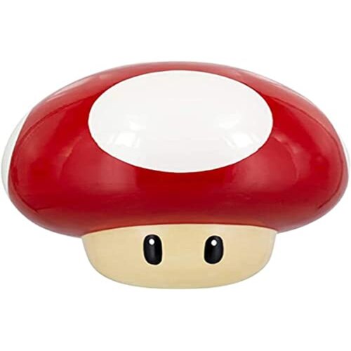 Paladone Super Mario Mushroom Cookie Jar Novo kuhinjsko darilo | Keramika Pribl. 20 cm (8) visok, (21551036) Slike
