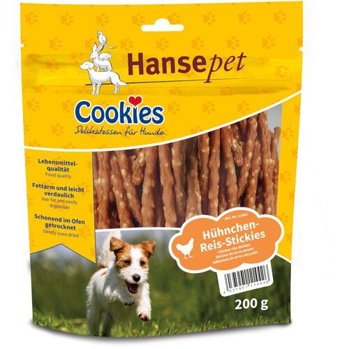 Cookie&amp;#039;s Cookies Delikatess Stickies pi&amp;scaron;čanec in riž - Varčno pakiranje: 3 x 200 g Slike