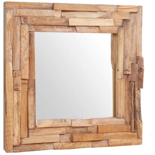  Ukrasno Ogledalo od Tikovine 60x60 cm Kvadratno Slike