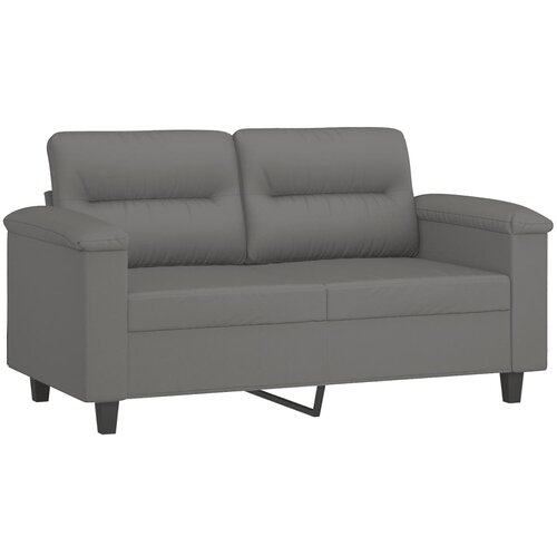 Maison Chic Dvosed kavč - Sofa - Kanape temno siv 120 cm tkanina iz mikrovlaken, (21727850) Cene