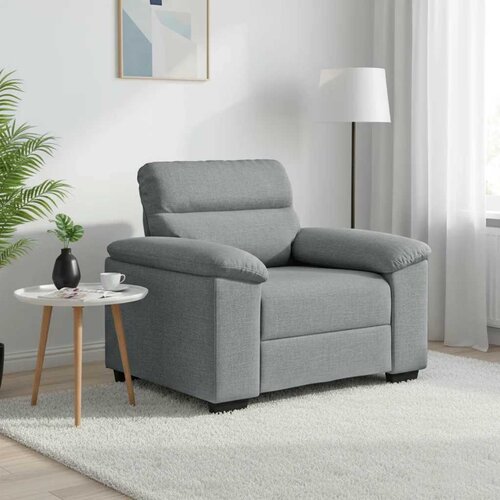 SOFA fotelja svijetlosiva 100x81x84 cm tkanina Cijene