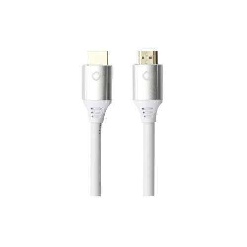 Oehlbach HDMI priključni kabel HDMI A utikač, HDMI A utikač 5.00 m bijela D1C92497 Ultra HD (8K), pozlaćeni kontakti HDMI kabel Slike