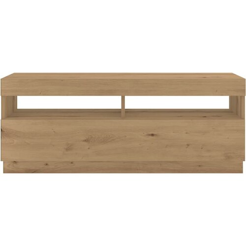  ormarić s LED svjetlima Artisan hrast 300x35x40 cm Slike