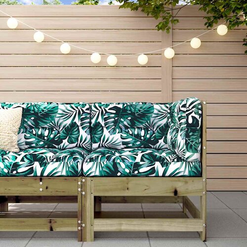  Kutna sofa od impregnirane borovine s jastucima Cijene