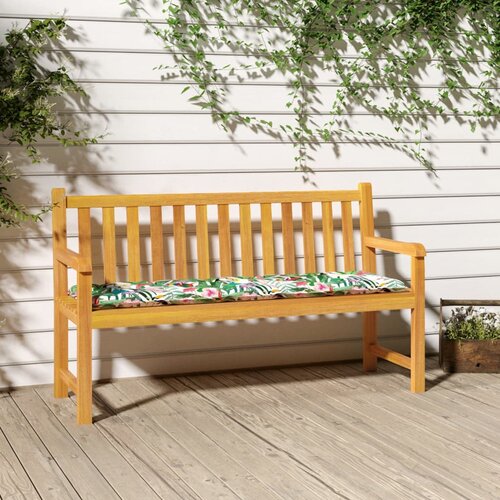 VidaXL Blazina za klop večbarvna 180x50x7 cm blago Slike