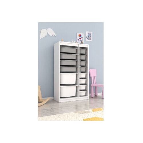 Hanah home vi&amp;scaron;enamenske police montana xs 2D4N8U white grey v3 Slike