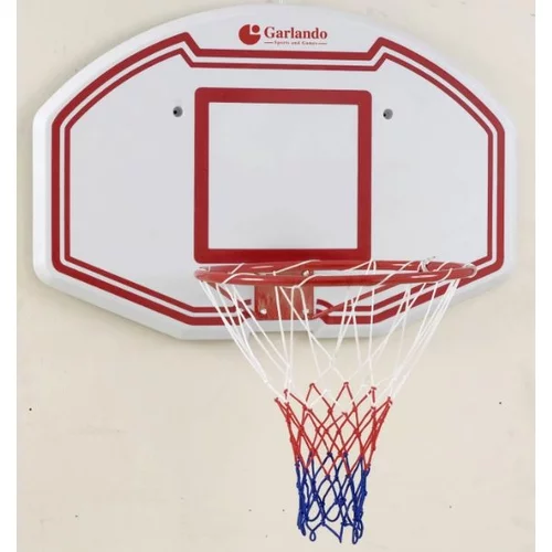 Garlando Tabla za košarko Boston 91 x 61 x 3 cm z obročem