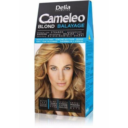 Delia posvetljivač kose u prahu blond balayage cameleo Slike