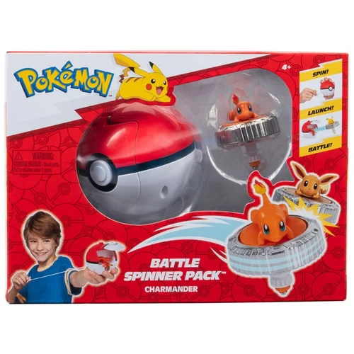 Pokemon battle spinner 1pk - Charmander & Poke ball PKW4401