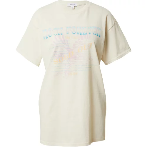 Warehouse Široka majica 'Rock Forever' ecru/prljavo bijela / nebesko plava / svijetlonarančasta / prljavo roza