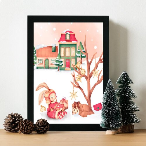 Wallity Zidna dekoracija SC18622, 24 x 29 cm, Šarena Cene