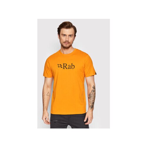 Rab Majica Stance Logo QCB-08-SUN-L Oranžna Regular Fit Slike