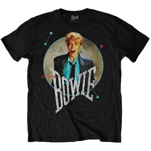 David Bowie Košulja Circle Scream Unisex Black L