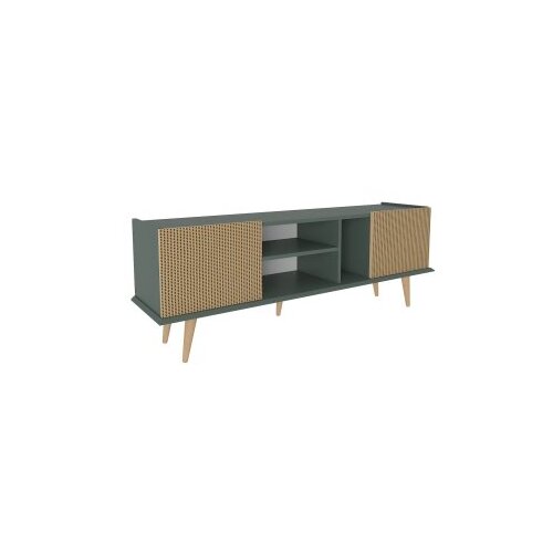 Hanah home tv polica ekvador light brown green Slike