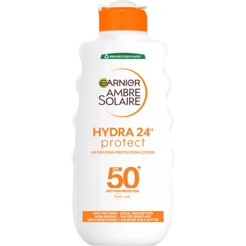 Garnier vlažilni losjon za sončenje z zaščitnim faktorjem SPF50+ - Ambre Solaire Ultra-Hydrating Sun Lotion SPF50+