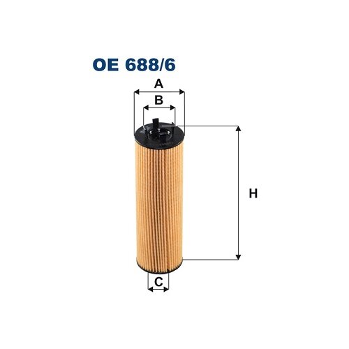 FILTRON Filter olja VAG 05L115562A OE688-6 Slike
