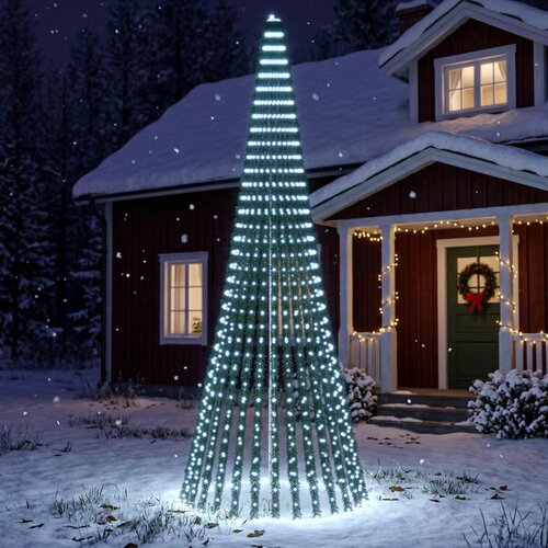  LED božićno drvce 470 cm 1504 LED lampica Čelik Cijene