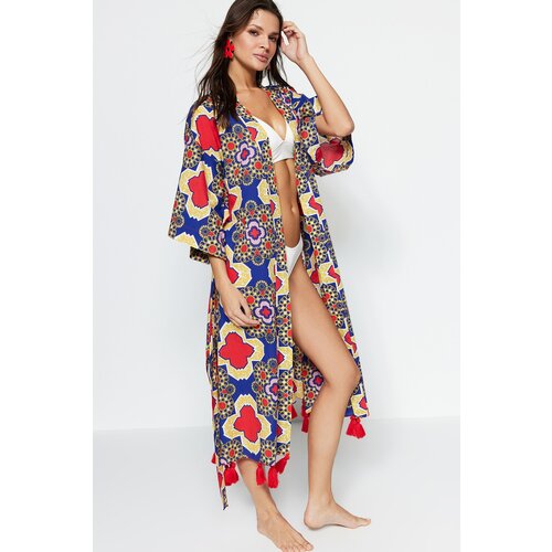 Trendyol Kimono & Caftan - Multi-color - Relaxed fit Cene