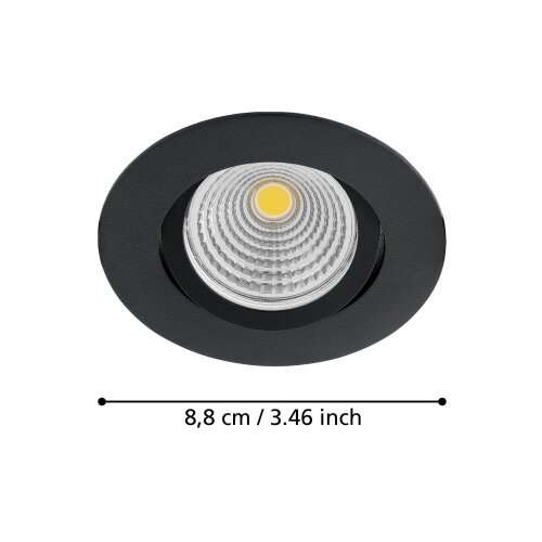 Eglo 98609 - LED prigu&amp;scaron;iva ugradna stropna svetiljka SALICETO LED/6W/230V Slike