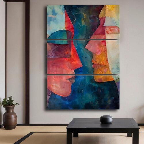 WALLXPERT 3P14869C020 Multicolor Decorative Canvas Painting (3 Pieces) Cene