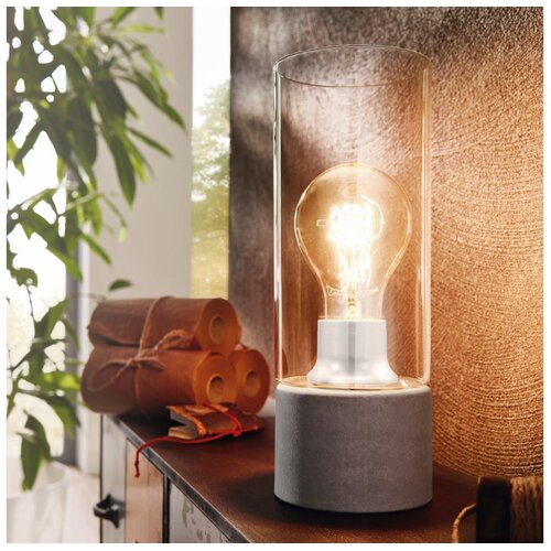 Eglo 94549 - Stona lampa TORVISCO 1xE27/60W/230V siva Cene