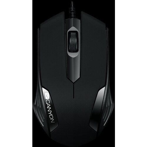Canyon CM-02 wired optical Mouse with 3 buttons DPI 1000 Black cable length 1.25m 120*70*35mm Cijene