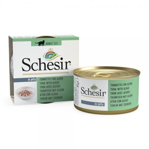 Schesir cat tunjevina sa algama u želeu, 85gr Slike