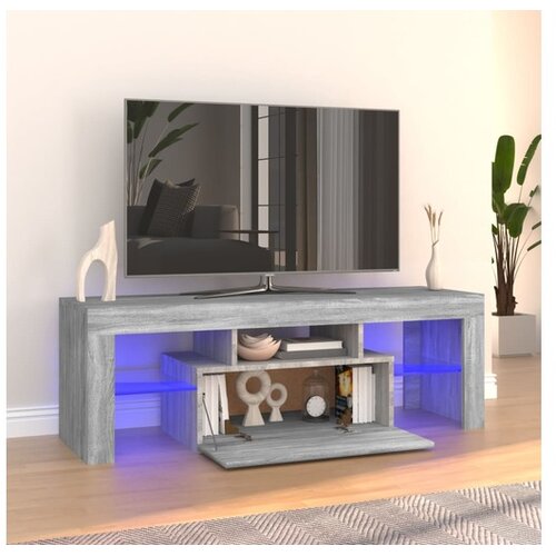  ormarić s LED svjetlima boja hrasta sonome 120 x 35 x 40 cm Cijene