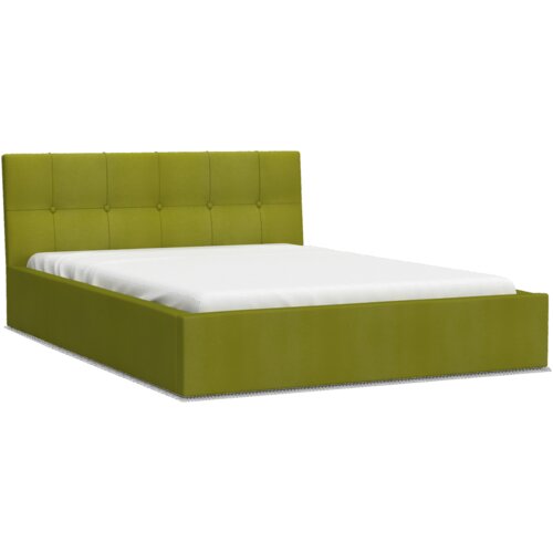 Molarem Home Tapecirani krevet RINO 140*200 zelena tkanina Slike