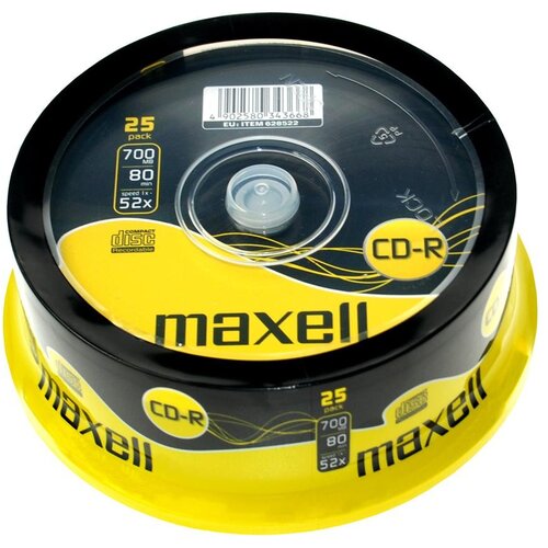  CD-R Maxell 700 MB, 25/1 Cijene