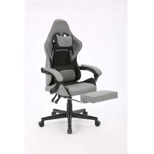 Eplaygame Gaming stolica HC-4095 BDG platno/tamno sivo crna Slike