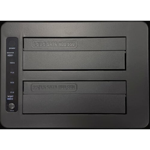 HDD DOCKING LC Power LC-DOCK-C-MULTI-HUB USB 3.2 Gen2x1 docking station for 1x2.5" and 1x3.5" /SSD cloning Black Cene
