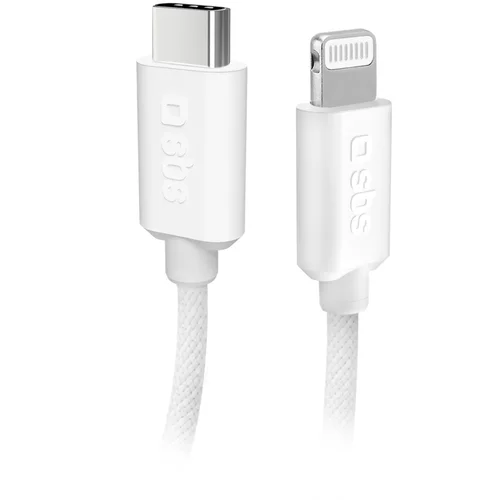 Sbs USB-C – Lightning kabel 1,5m bijela