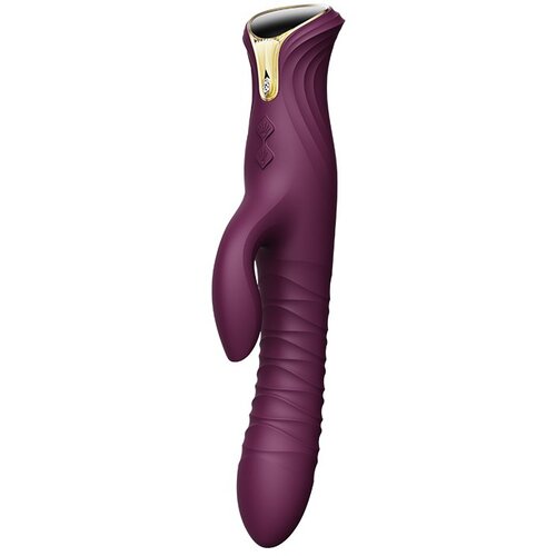Zalo Mose Thrusting Rabbit Vibrator Purple Slike