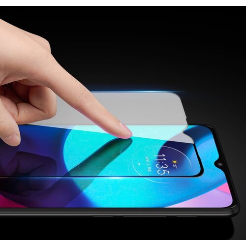 Dux ducis 10D Tempered Glass 9H kaljeno steklo za celoten zaslon z okvirjem Motorola Moto E20 črna Slike