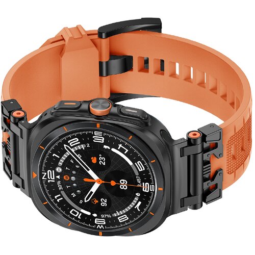 INF TPU pa&scaron;ček za uro Samsung Watch 7 Ultra Orange, (21757090) Cene