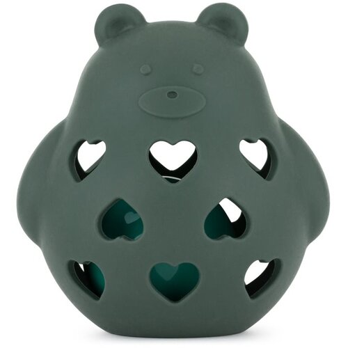 Petite&amp;amp;Mars Bear Basil 0m+ zvečka Misty Green 1 kom Slike