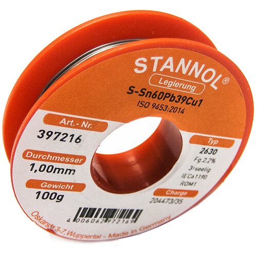 Tinol kalaj za lemljene STANNOL 1mm 100gr Cijene