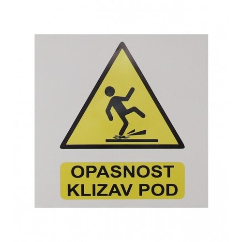 Master Naljepnica OPASNOST KLIZAV POD 10x10cm M50882 Cijene