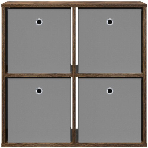  Kreveta s ladicama Dimljeni hrast 68,5 x 32 x 67 cm Slike
