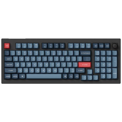 KEYCHRON V5 Max RGB bežična mehanička tipkovnica, crna, srveni prekidač, V5M-D1, UK layout Cijene