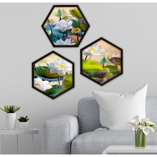 Wallity Uokvirena slika 6GEN148269, 35x35 cm, 3 dijela Cijene