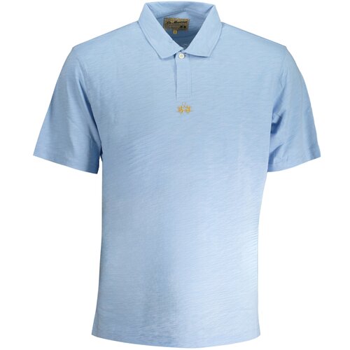La Martina MEN&amp;amp;#39;S BLUE SHORT SLEEVED POLO SHIRT Slike