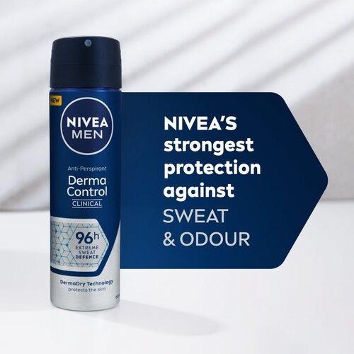 Nivea Derma Dry Control antiperspirant v pr&amp;scaron;ilu 150 ml Slike